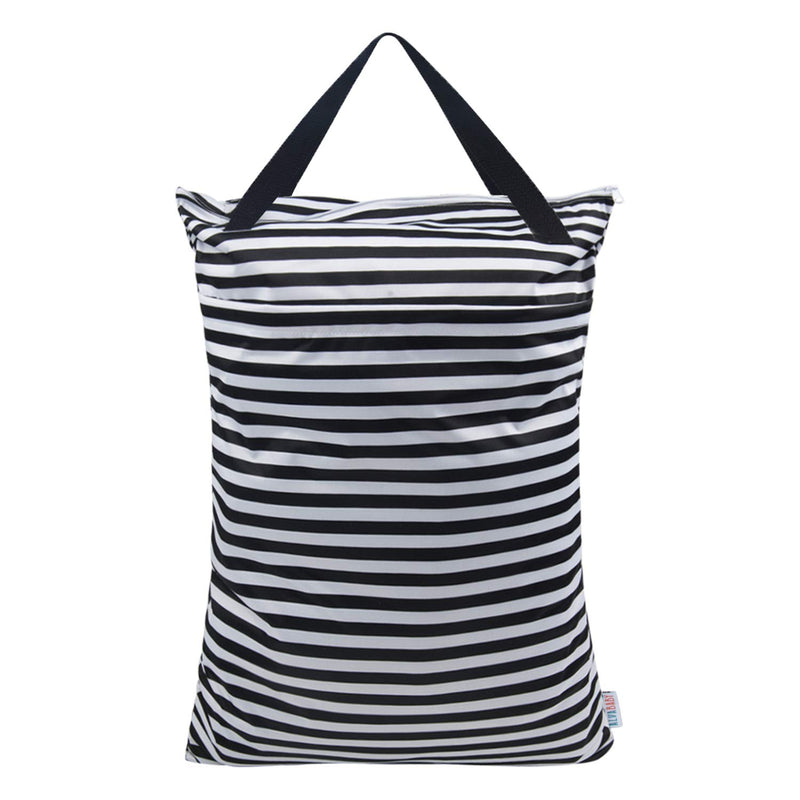 ALVABABY Large Wet Dry Bag Waterproof Hanging Cloth Diaper with Double Zippered Pockets