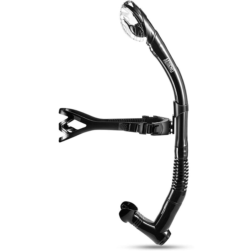 Aegend Dry Snorkel, Dive Mask Easy-Breath Free Diving Snorkel , with Food-Grade Silicone Mouthpiece