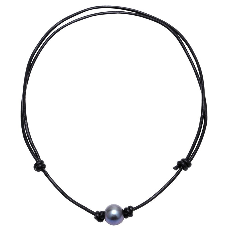 Aobei Pearl  Single Cultured Freshwater Pearl Choker Necklace