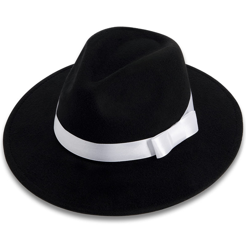 BABEYOND 1920s Gatsby Panama Fedora Hat Cap 1920s Mens Gatsby Costume Accessories
