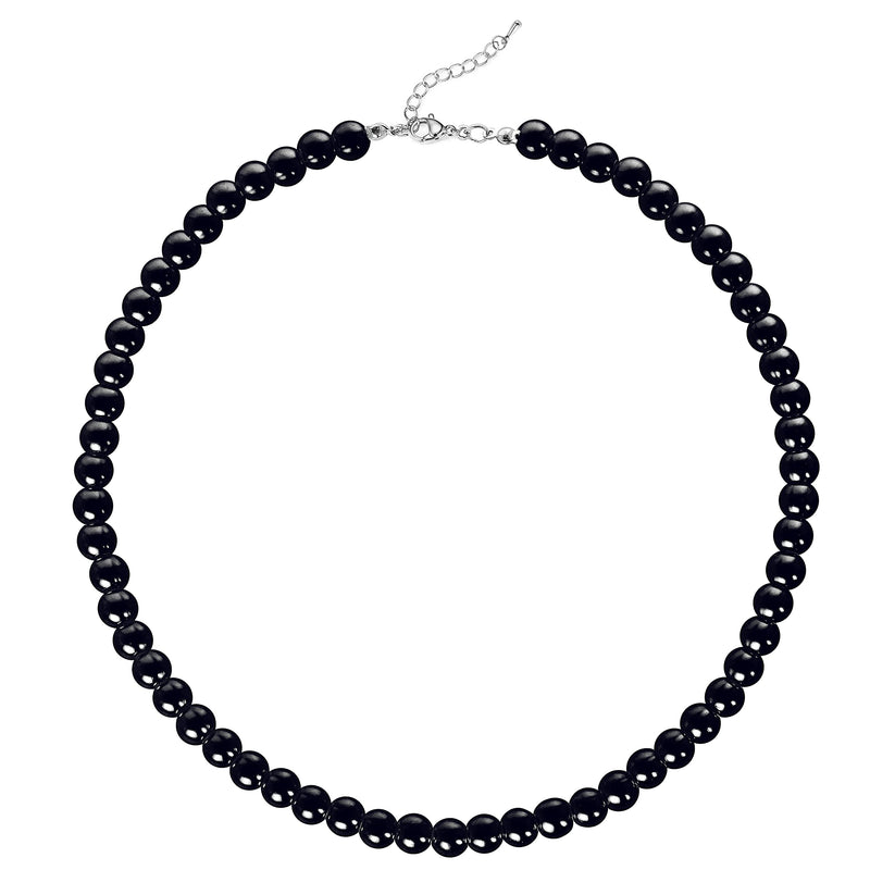 BABEYOND Round Imitation Pearl Necklace Wedding Pearl Necklace for Brides