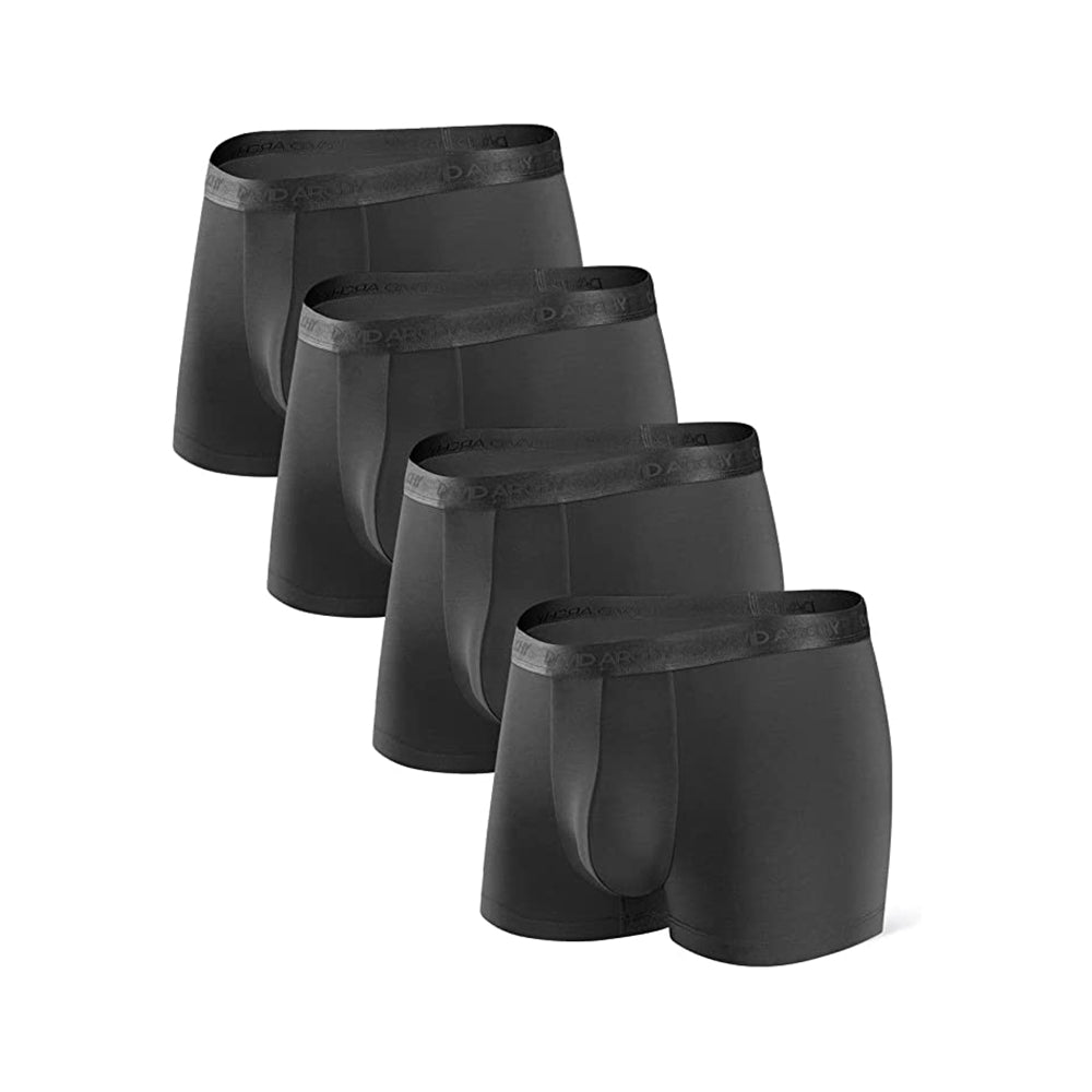 DAVID ARCHY Men's Underwear Soft Micro Modal Trunks 3 or 4 Pack Guide