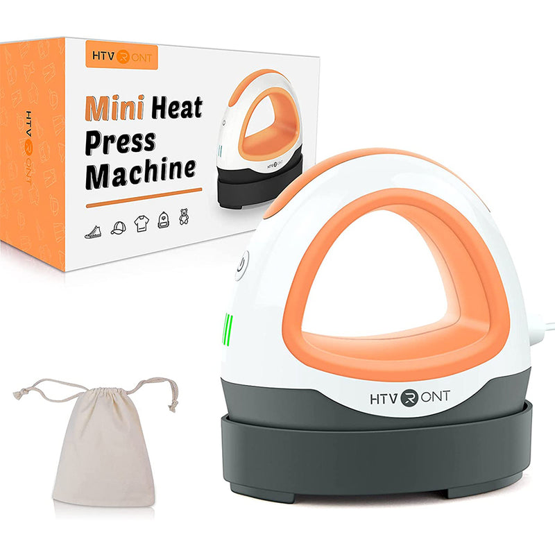 HTVRONT Heat Press Small Heat Press Machine for T Shirts, Small Heat Press Iron Press for Heating Transfer