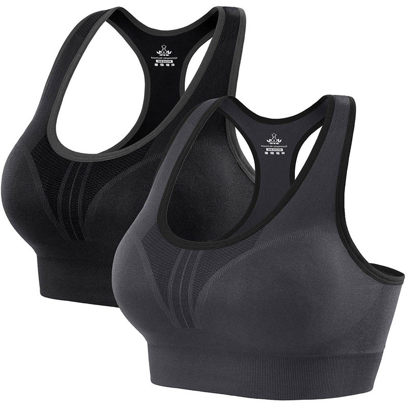 Heathyoga High Impact Sports Bras Padded Sports Bras Workout Bras Racerback Bras Yoga Bras