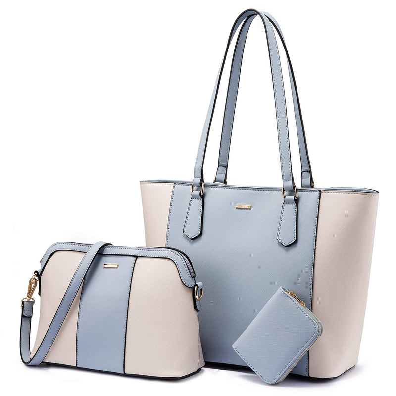 LOVEVOOK Purses for Women Work Tote Bag Shoulder Bags Top Handle Purse Set 3pcs