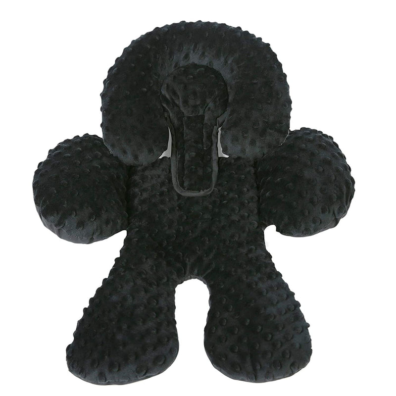 Pro Goleem Infant Car Seat Head Neck Body Support Ultra-Soft Minky and Microfiber Newborn Car Seat Insert Cushion