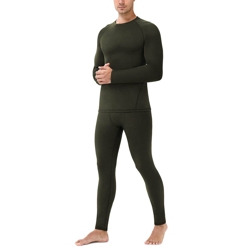 Roadbox Thermal Underwear Microfleece Lined Long Johns Base Layer Sports