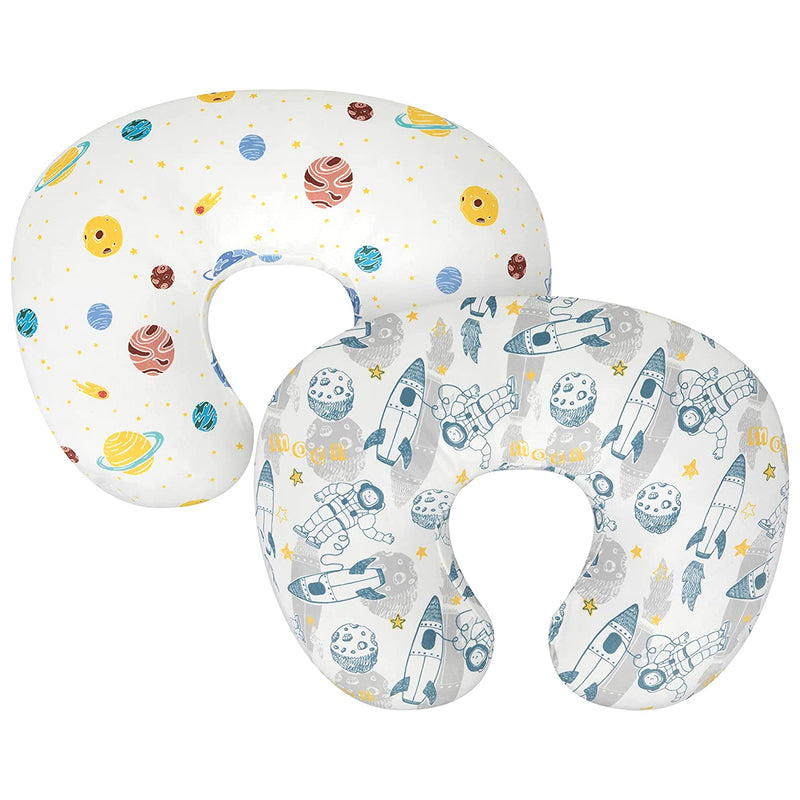 TILLYOU Breast Feeding Nursing Pillow Cover,Cotton Slipcover,Snug Fits Classic Infant Support Positioner
