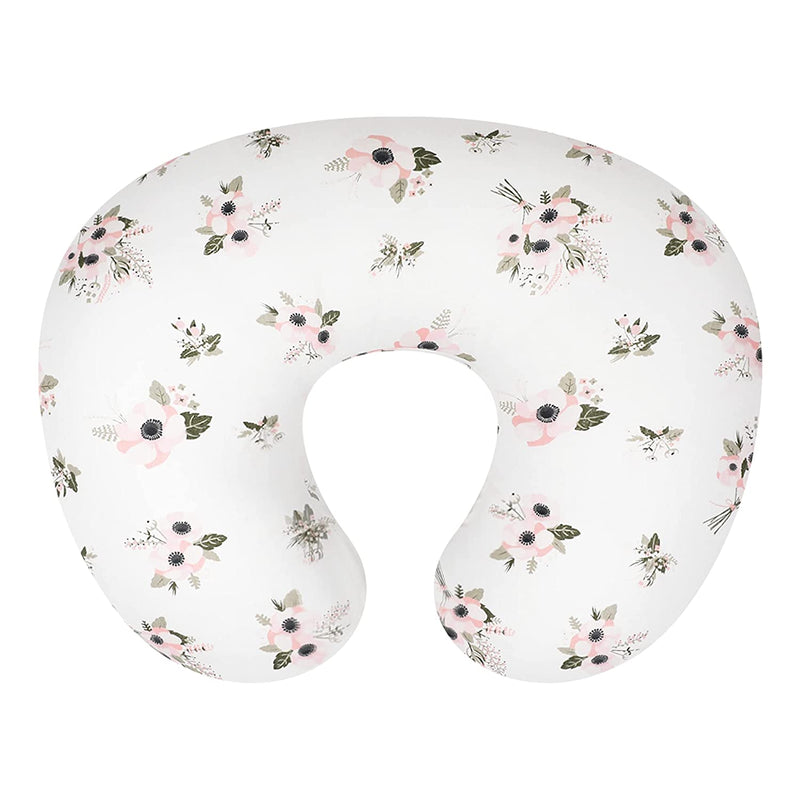 TILLYOU Breast Feeding Nursing Pillow Cover,Cotton Slipcover,Snug Fits Classic Infant Support Positioner