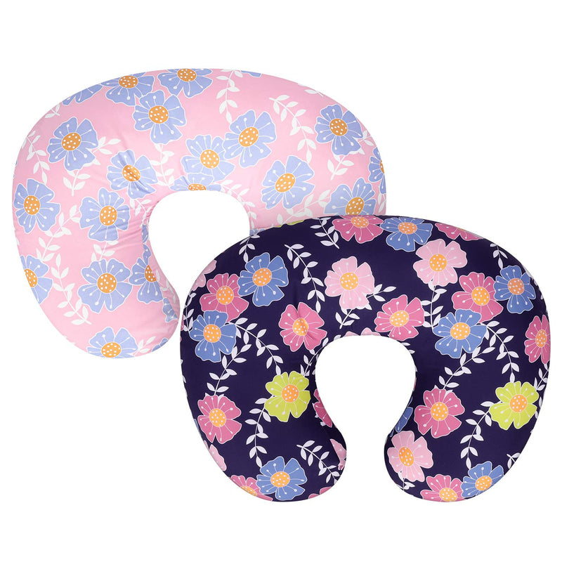 TILLYOU Breast Feeding Nursing Pillow Cover,Cotton Slipcover,Snug Fits Classic Infant Support Positioner
