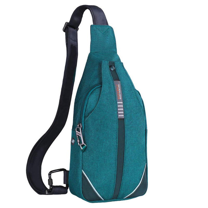 WATERFLY Small Crossbody Sling Backpack Anti Theft Backpack for Traveling Chest Shoulder Bag