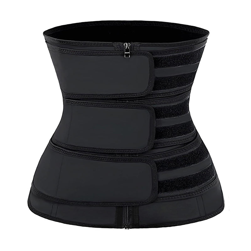 YIANNA Waist Trainer for Women Latex Underbust JSculpt Double Training Belt Workout Sport Girdle