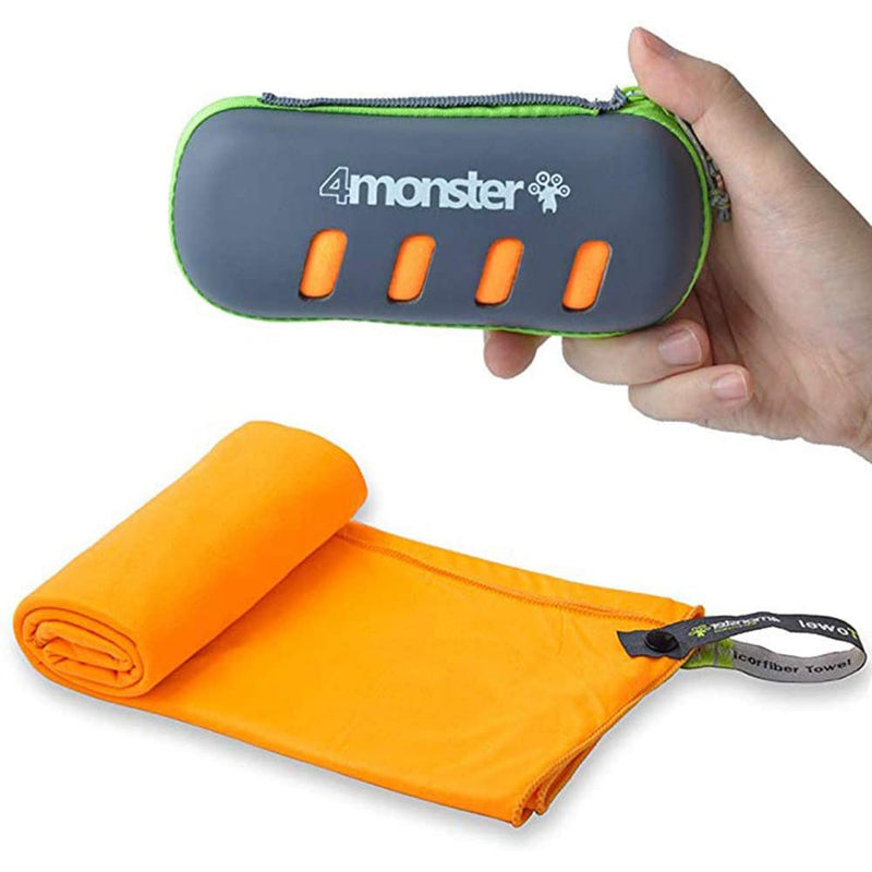 4Monster Microfiber Towel, Travel Towel, Camping Towel,Medium Size 24 x 48¡±, Fast Drying, Soft Light Weight