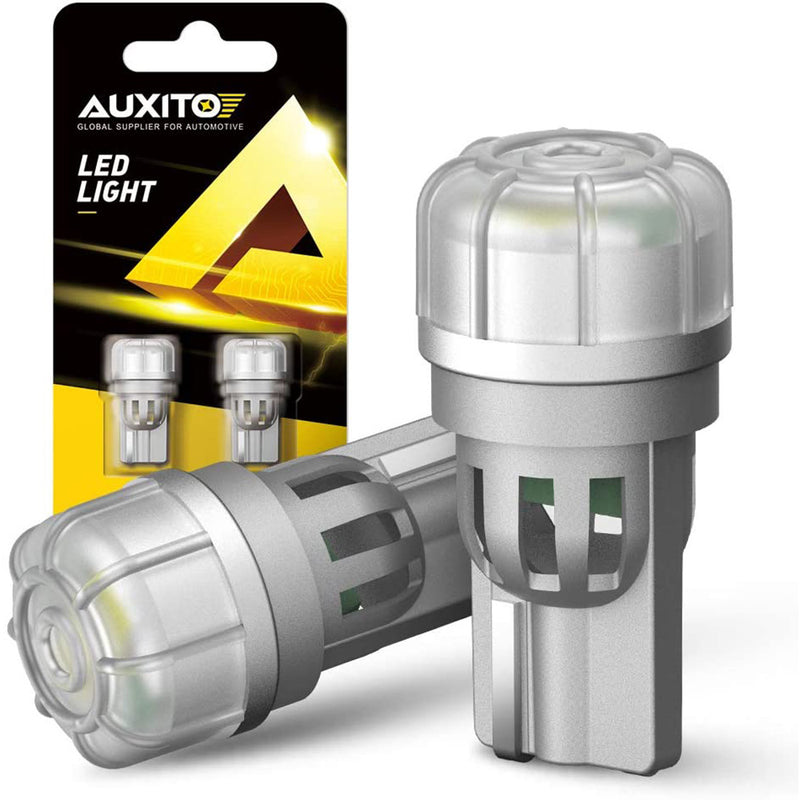 AUXITO 194 LED Bulbs, 6000K Cool White, 168 T10 2825 LED Interior Car Light Bulbs