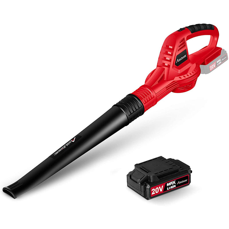 AVID POWER Cordless Leaf Blower, 20V MAX Lithium Battery Powered Cordless Sweeper with 130 MPH Output