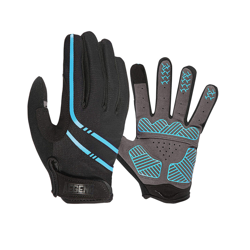 Aegend Breathable Full Finger Cycling Gloves-Touch Screen,Lightweight Mountain Bike Gloves