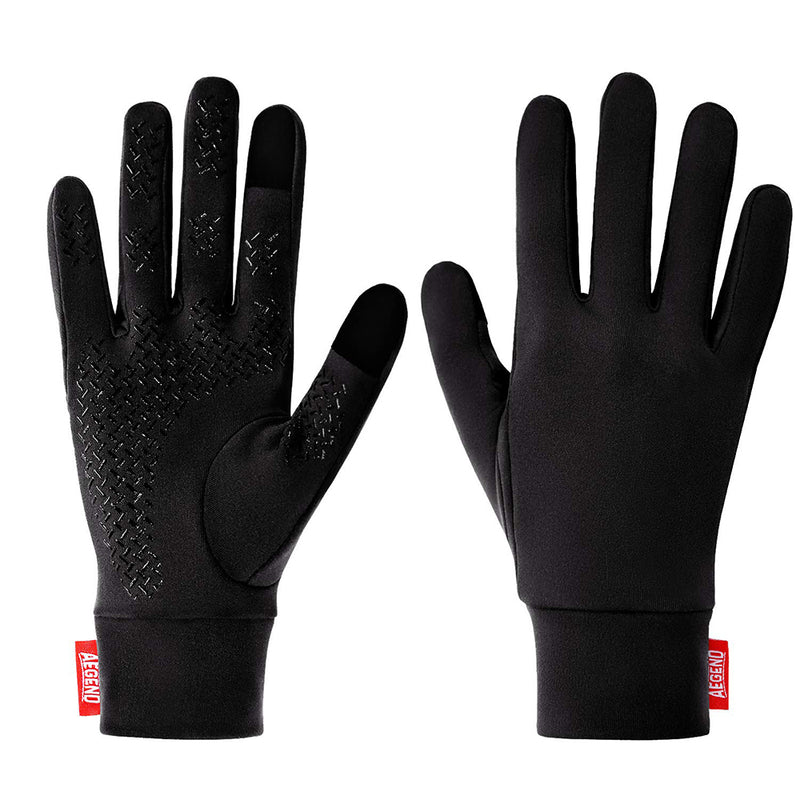 Aegend Lightweight Running Gloves Warm Gloves Mittens Liners Touch Screen Gloves Cycling Bike