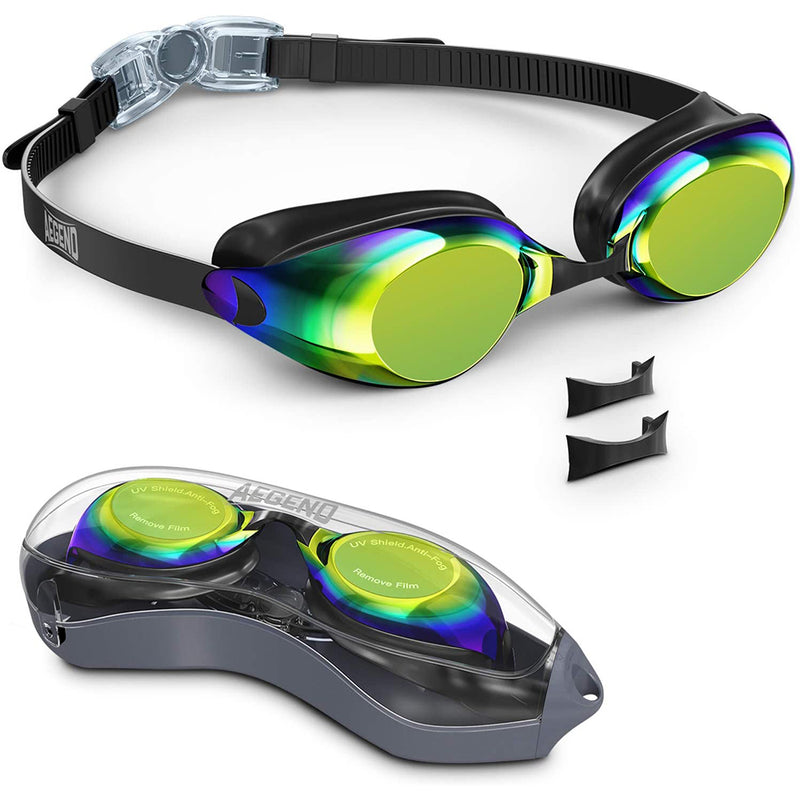 Aegend Swim Goggles, Swimming Goggles Anti-Fog for Man Women Youth Adult