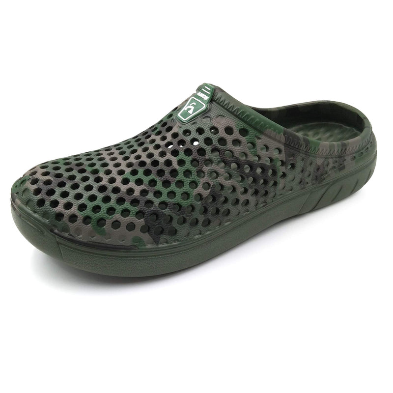 Amoji Unisex Camouflage Slippers Clogs Sandals