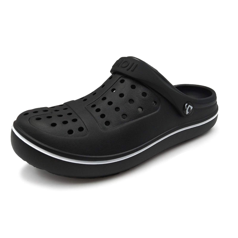 Amoji Unisex Clogs Garden Shoes Slip On Sandals
