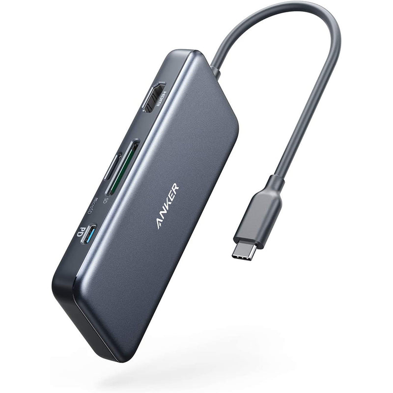Anker USB C Hub, PowerExpand+ 7-in-1 USB C Hub Adapter, with 4K HDMI, 100W Power Delivery