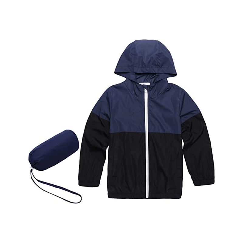 Arshiner Little Kid Waterproof Lightwight Jacket with Hooded