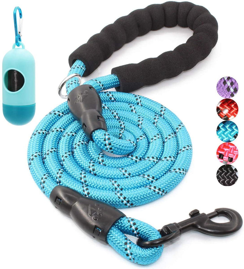 BAAPET 2/4/5/6 FT Strong Dog Leash with Comfortable Padded Handle and  Reflective