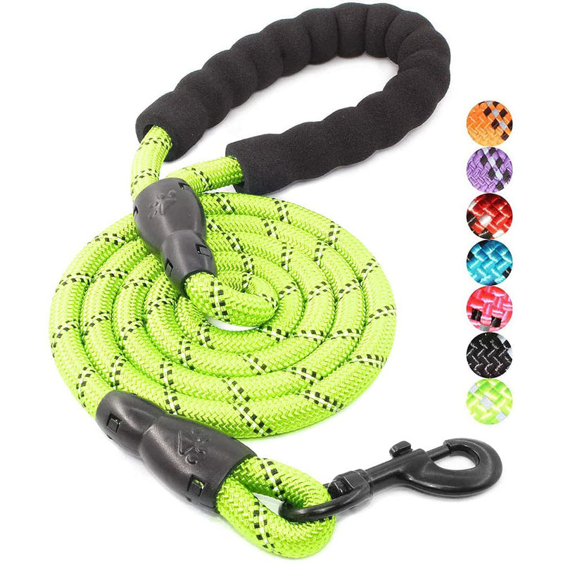 BAAPET 2/4/5/6 FT Strong Dog Leash with Comfortable Padded Handle and  Reflective