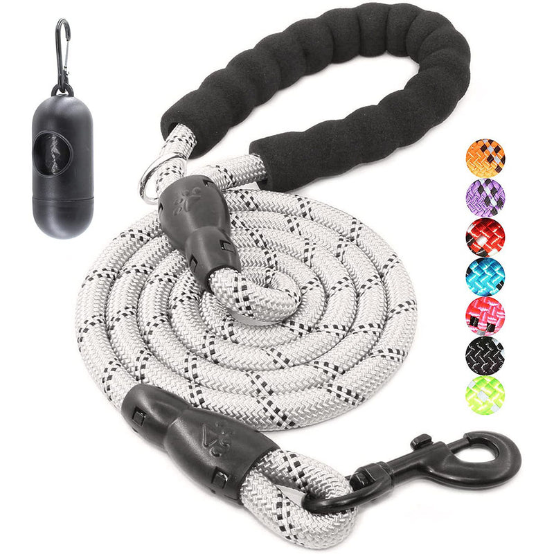 BAAPET 2/4/5/6 FT Strong Dog Leash with Comfortable Padded Handle and  Reflective