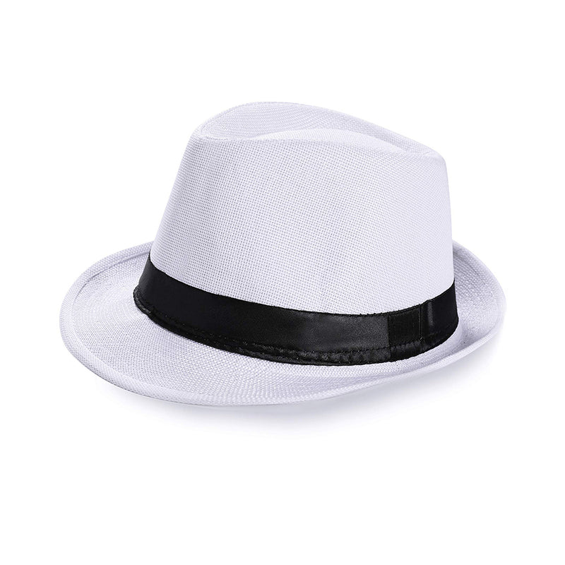BABEYOND 1920s Panama Fedora Hat Cap Gatsby Hat 1920s Gatsby Costume Accessories