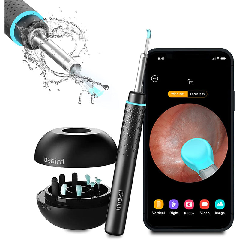 BEBIRD M9 Pro, Ear Cleaning Endoscope, Wireless Ear Cleaning Camera 1080P FHD with 6 LED Light, Waterproof