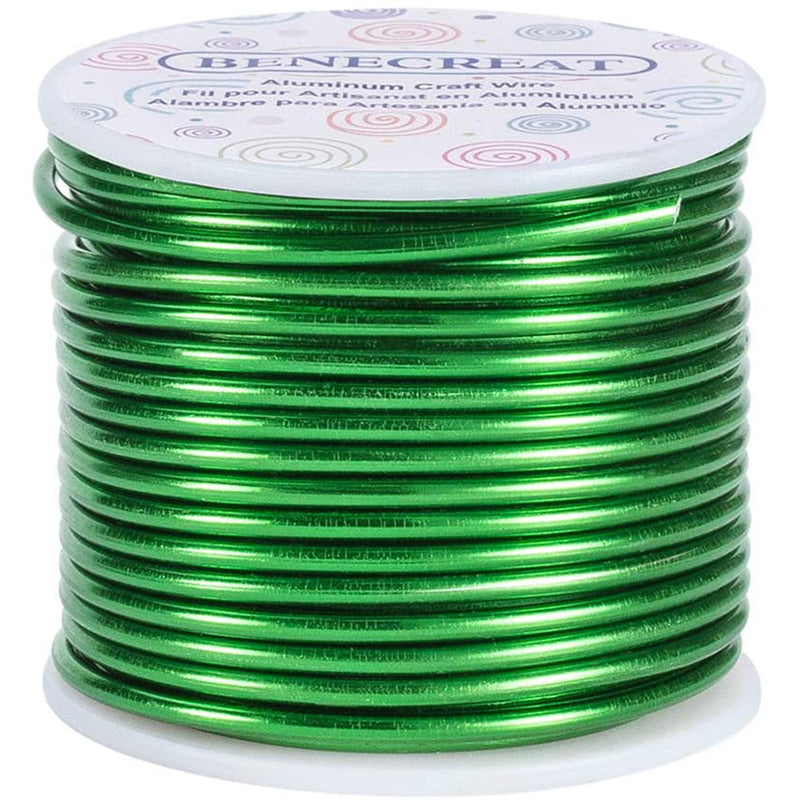 BENECREAT Aluminum Wire Anodized Jewelry Craft Making Beading Floral Colored Aluminum Craft Wire