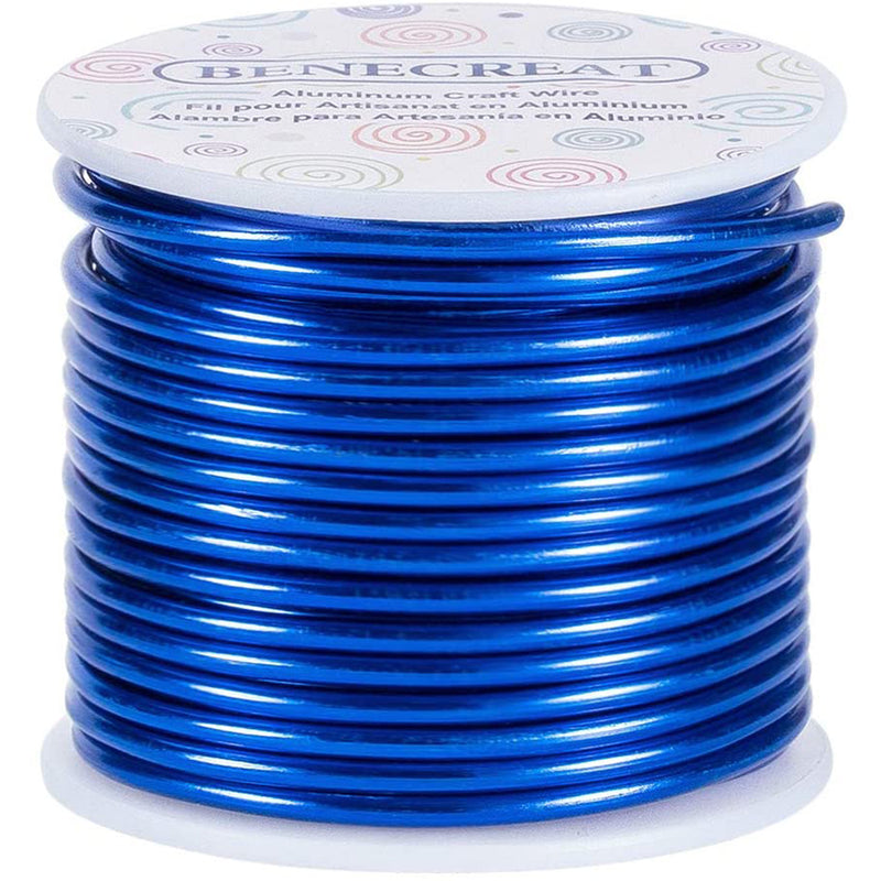 BENECREAT Aluminum Wire Anodized Jewelry Craft Making Beading Floral Colored Aluminum Craft Wire