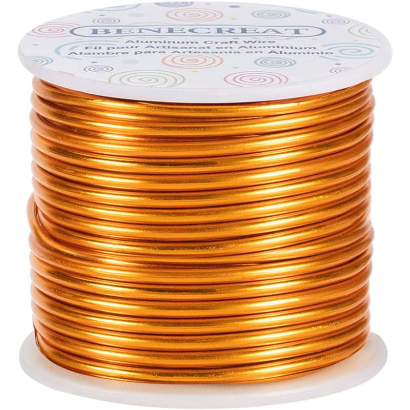 BENECREAT Aluminum Wire Anodized Jewelry Craft Making Beading Floral Colored Aluminum Craft Wire