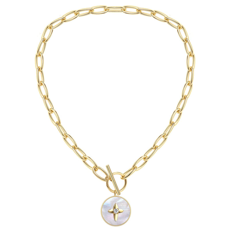 BOUTIQUELOVIN Chunky Necklaces for Women 14K Gold Chain Necklaces