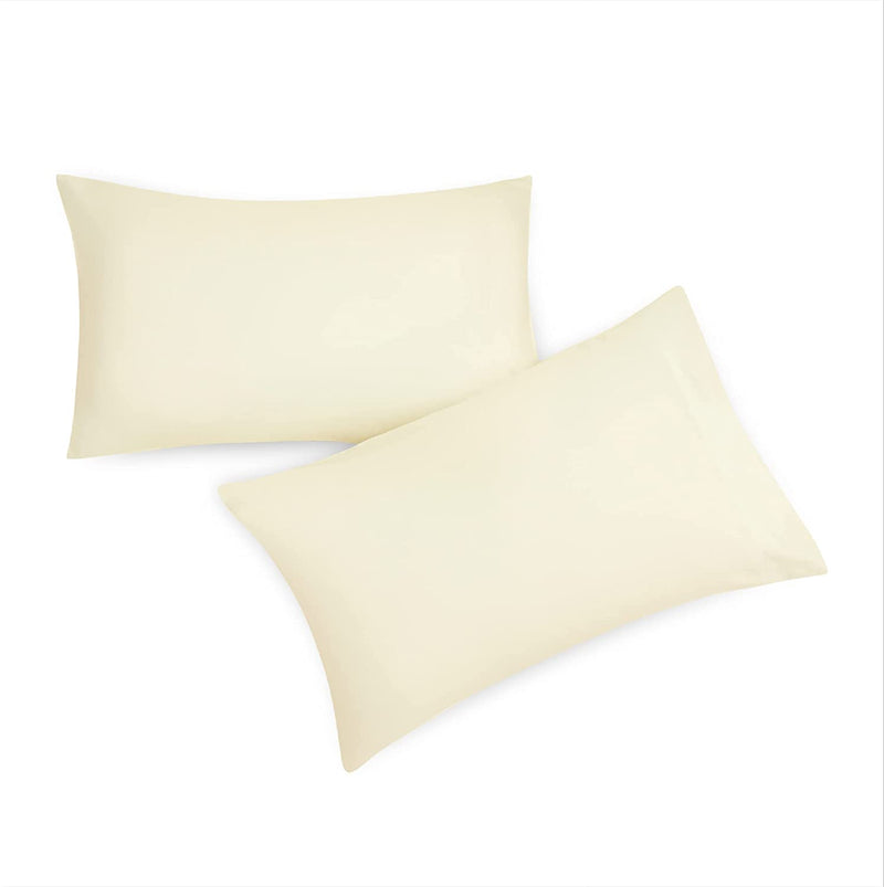 Bedsure Bamboo Pillow Cases Queen Size Cooling Pillowcases with Envelope Closure