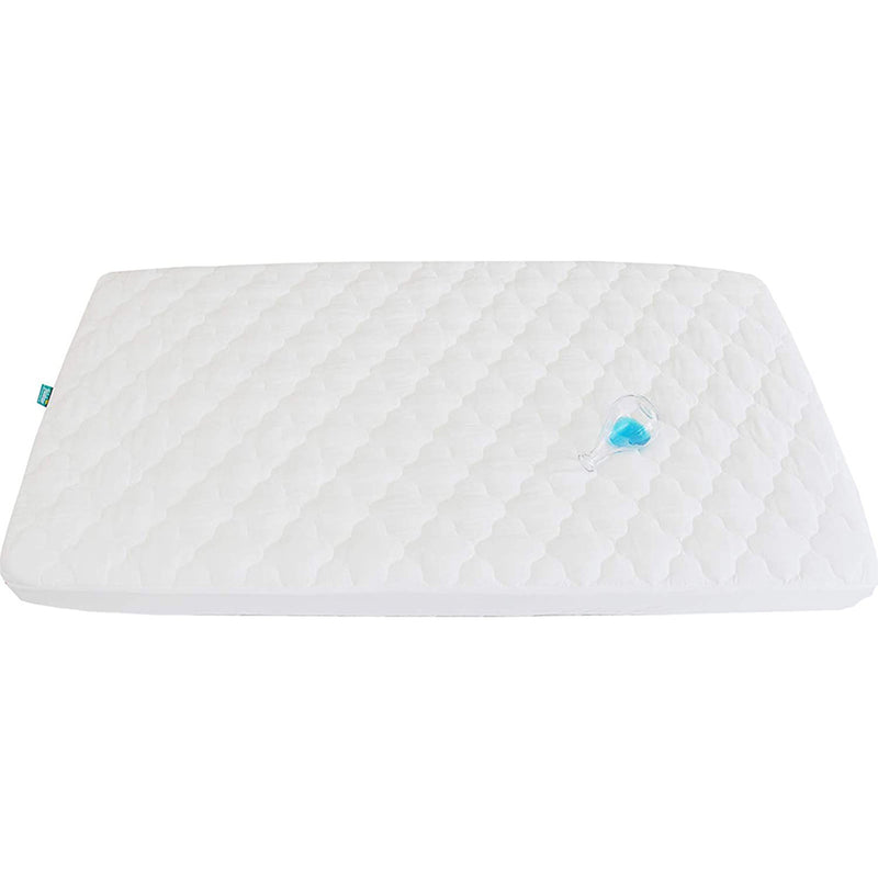 Biloban Waterproof Crib Mattress Pad Cover for Pack N Play -Fitted Pad for Graco Playard Mattress