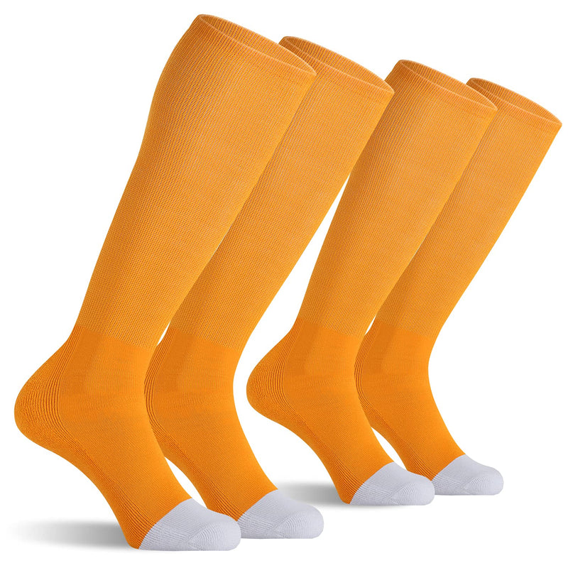 CELERSPORT 2 Pack/ 3 Pack Baseball Softball Soccer Socks For Youth and Men Multi-sport Tube Socks