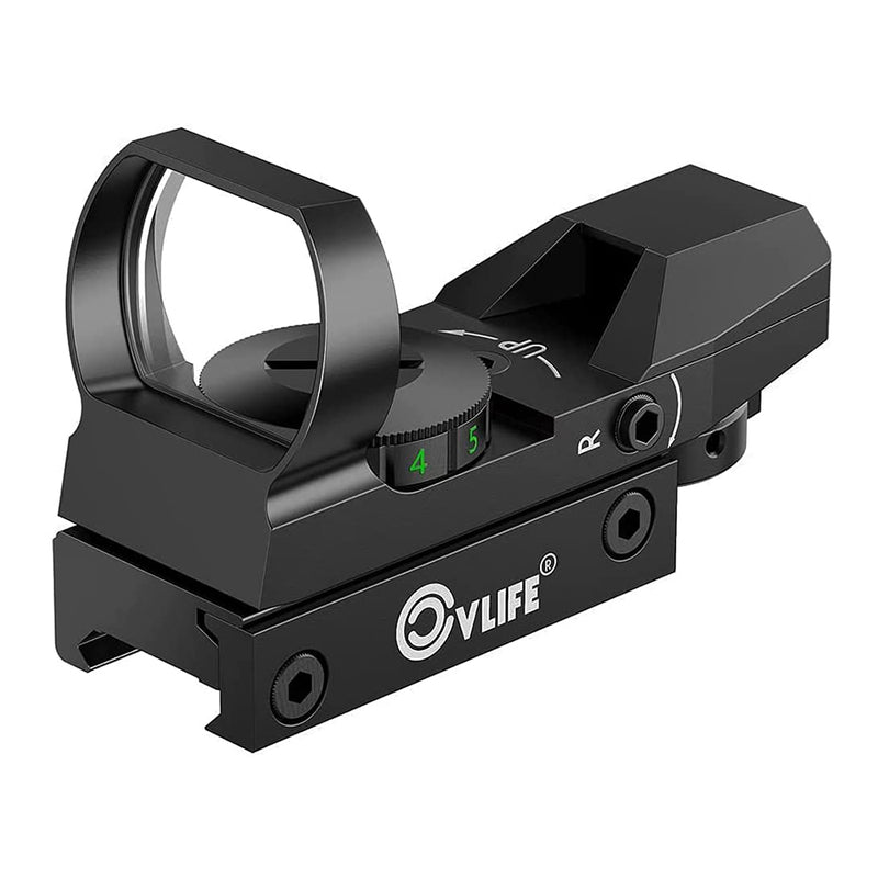 CVLIFE 1X22X33 Red Green Dot Gun Sight Scope Reflex Sight with 20mm Rail