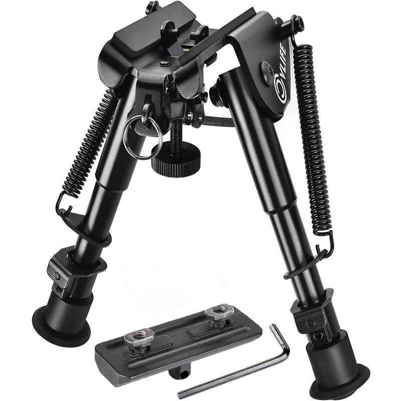CVLIFE 6-9 Inches Bipod with Bipod Mount Adapter