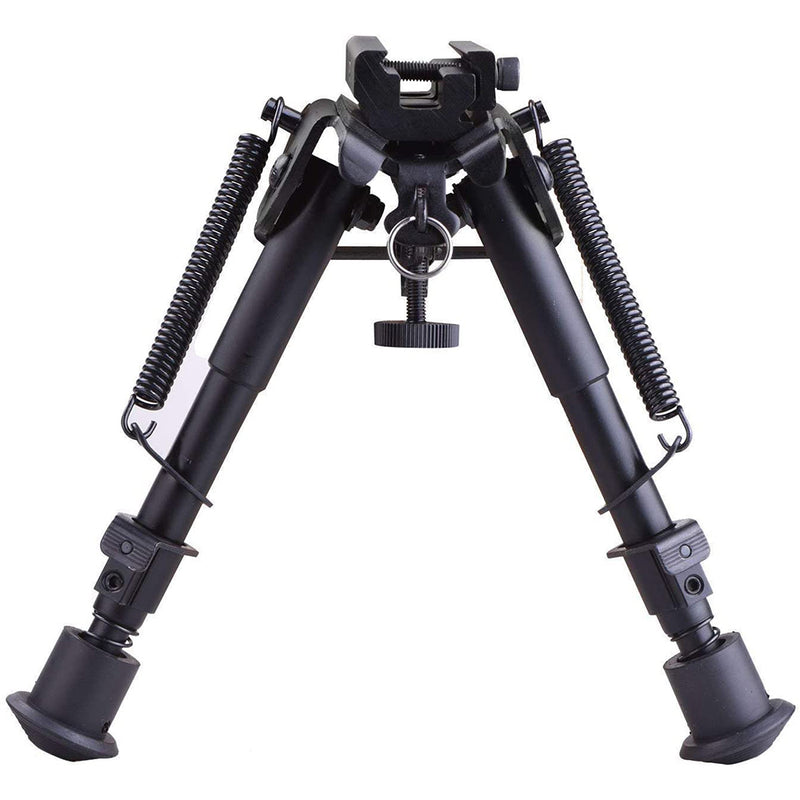 CVLIFE 6-9 Inches Tactical Rifle Bipod Adjustable Spring Return with Adapter