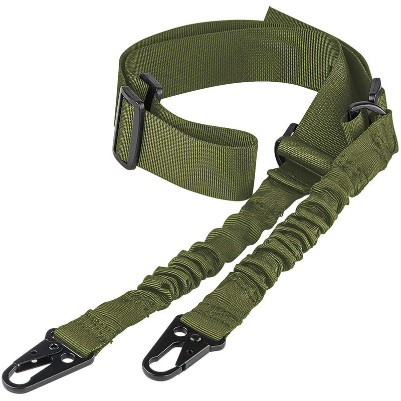 CVLIFE Two Points Rifle Sling with Length Adjuster Traditional Sling with Metal Hook for Outdoors