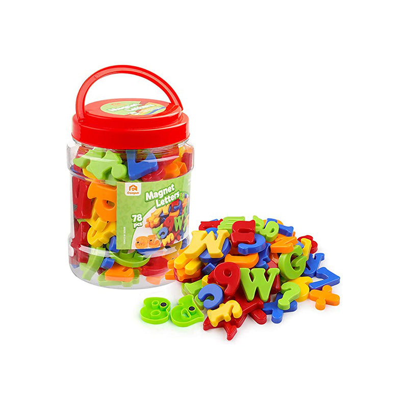 Coogam Magnetic Numbers Alphabet Fridge Colorful Plastic Educational Toy Set