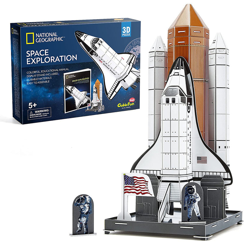 CubicFun 3D Puzzles National Geographic NASA Space Shuttle Puzzles