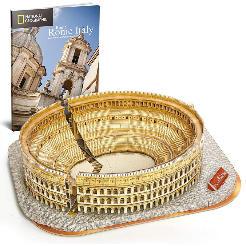CubicFun Rome Colosseum Jigsaw Italy Architecture Model Kits