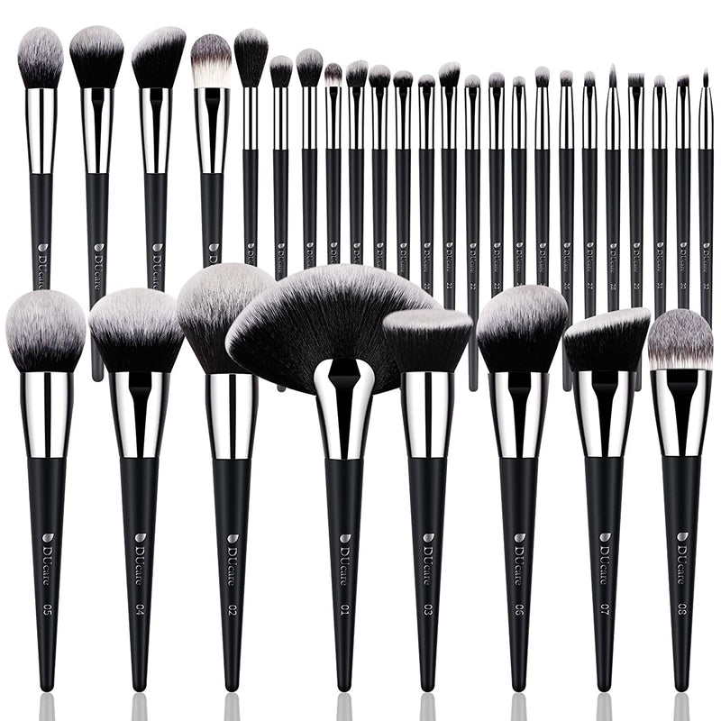 DUcare Professional Makeup Brush Set 32Pcs Makeup Brushes Premium Synthetic Kabuki