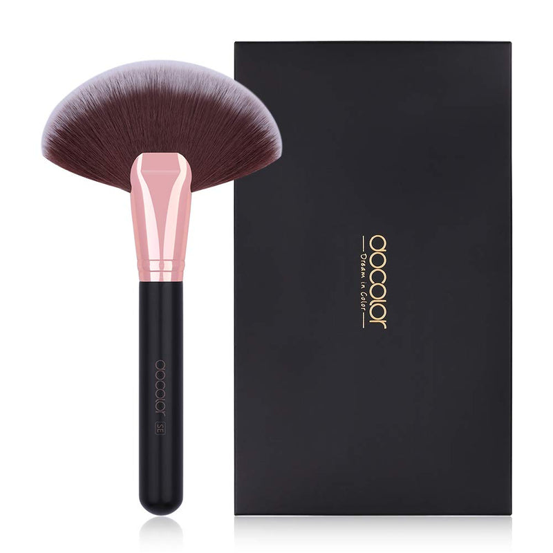 Docolor Makeup Brushes Fan Brush Professional Face Highlighting Make Up Brushes Cosmetic Tool
