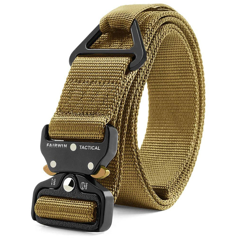 FAIRWIN Tactical Rigger Belt, 1.7 Inches Nylon Webbing Utility Belt