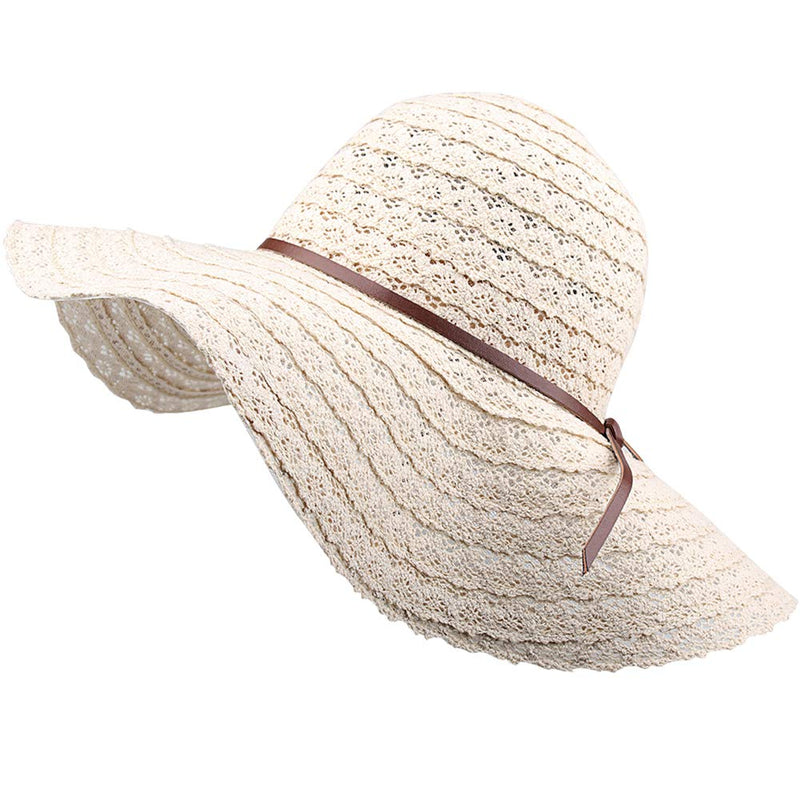 FURTALK Summer Beach Sun Hats  UPF Foldable Floppy Travel Packable UV Hat Cotton