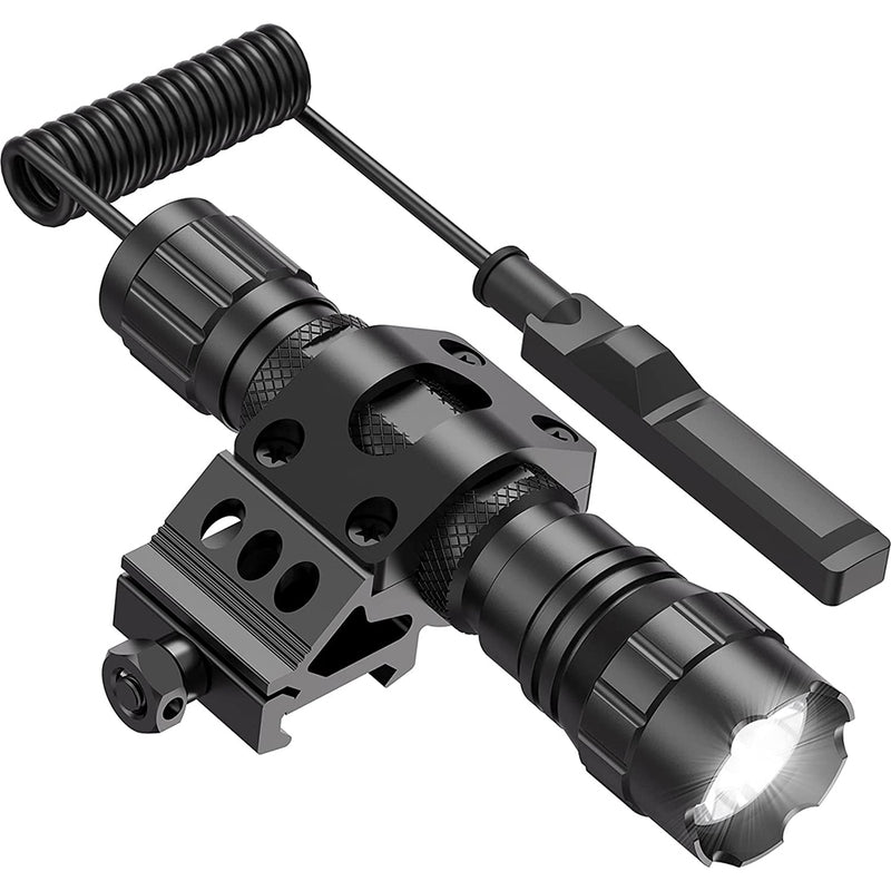 Feyachi FL11-MB Tactical Flashlight 1200 Lumen Matte Black LED Weapon Light